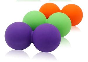 Pelota de Masaje Miofascial de Goma para Rehabilitación Muscular de Pilates, Diseño de Logotipo Personalizado, Terapia Quiropráctica, Doble Forma de Cacahuete - Product Image 2