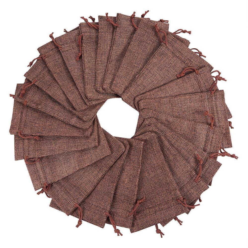 17*20 cm Ligne Pochettes À Cordon Bonbons Titulaire De Faveur de Poches De Cordon De Bijoux