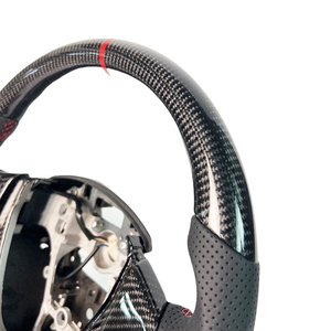 <span class=keywords><strong>Volante</strong></span> <span class=keywords><strong>Deportivo</strong></span> de Fibra de Carbono Negra Personalizado de Fábrica, con Cuero Perforado, Apto para <span class=keywords><strong>Suzuki</strong></span> Fengquan <span class=keywords><strong>Vitara</strong></span> Qiyue - Product Image 6
