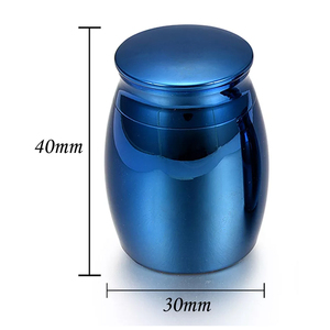Mini urnes pour animaux de compagnie, cendres de crémation, pot de souvenir de cercueil humain-je sais que le ciel est un joli endroit car ils ont mon papa - Product Image 2
