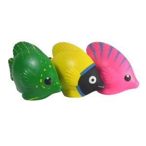 Bsbh OY bóng bán buôn cá nhiệt đới PU bọt chống căng thẳng Bóng đồ chơi với logo tùy chỉnh in - Product Image 2