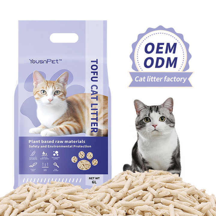 Image showcasing High Quality 100% Natural Ecological Tofu Cat Litter Box Biodegradable ...
