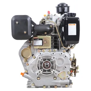Motor diesel 6.3kw 8.5hp 186f, peças do motor diesel do ar pequeno refrigerado