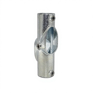 Croix réglable en métal HULK, double galvanisation, 45 °   - 90 °   Connecteurs de clôture en tuyau à serrage rapide - Product Image 2
