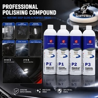NORTHWOLF P2 Composé de polissage à coupe moyenne pour éliminer les rayures et les marques de tourbillons sur la peinture, produit de polissage automobile pour le detailing