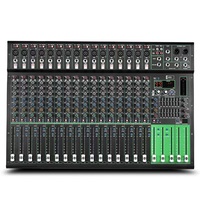 Mezclador de Sonido Digital Accuracy Pro Audio MX16DSP Tarjetas de Sonido de Audio Profesional Sistema de Sonido para Mezclador