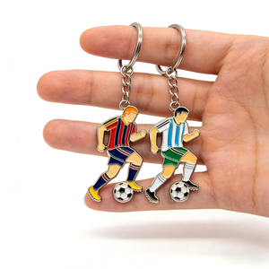 Llaveros de Metal con Logotipo de Esmalte Personalizado OEM ODM, Llaveros Novedosos con Diseños de Ligas de Fútbol 2026 para Fanáticos de EE. UU., Canadá y México - Product Image 3