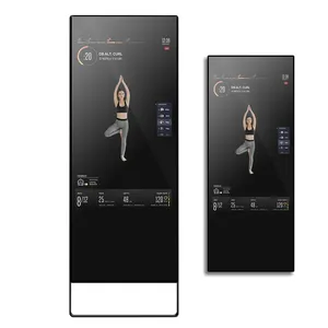 Display LCD HD da 43 pollici calcolo del grasso corporeo Android sistema di salute intelligente specchio Fitness in vetro magico
