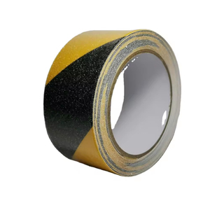 Cinta Adhesiva Acrílica de PVC Sensible a la Presión, Antideslizante, Luminosa, Negra y Verde, de una Sola Cara, Activada por Agua, para Advertencia - Product Image 1