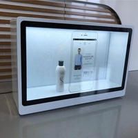 Affichage lcd transparent 3D de 10 pouces, nouvelle technologie, boîte de signalisation numérique populaire pour la publicité de bijoux