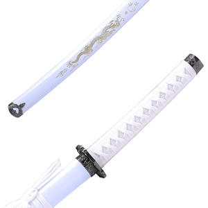 Spada Giapponese Artigianale Ming Hu per Cosplay Ninja, Coltello Lungo Bianco, Arma in Metallo, Vendita Calda - Product Image 2