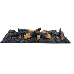 Juego de Leños de Resina Decorativos para Chimenea Eléctrica, Hechos a Mano, de Alta Calidad, con Diferentes Diseños, OEM - Product Image 2