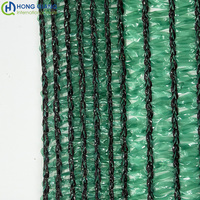 Filet d'ombrage vert en HDPE de haute qualité pour serre, filet d'ombrage à bande plate pour jardinage