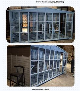 <span class=keywords><strong>Cage</strong></span> d'élevage de chat et de chien de luxe épissage Pigeon clôture pour animaux de compagnie en bois massif avec fermeture à bouton Super espace libre chat Villa - Product Image 3