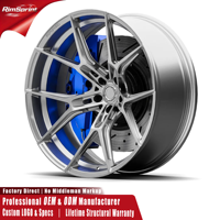 Jantes en alliage forgé WF R.1-FG 15-24 pouces 5x112 pour Mercedes C63 E63 AMG Porsche Macan Panamera VW Golf R GTI Ensemble de jantes personnalisées