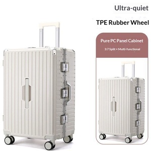 20 Inch Sanqi Large-Capacity Multifunctional Spinner Suitcase with Neoprene Material and Lock Unisex Carry-On <strong>Trolley</strong> - Product Image 5