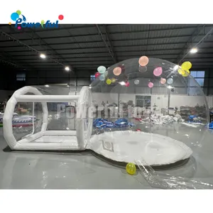 Outdoor Tunnel Clear Bubble Camping Tent Inflatable Bubble Tent House For Sale