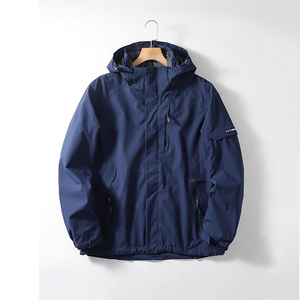 Chaqueta Cortavientos Personalizada para <span class=keywords><strong>Hombre</strong></span>, con Capucha y Cierre, de Nailon, Estilo <span class=keywords><strong>Anorak</strong></span>, para Deportes al Aire Libre, Senderismo, Ciclismo, Impermeable - Product Image 1