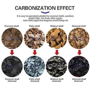 ماكينة صنع الفحم النباتي وإعادة تدوير قشرة الجوز إلى البيئة - Product Image 3