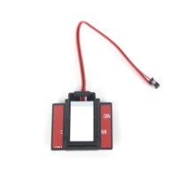 Interrupteur tactile capacitif à une touche, contrôle de la lumière à 3 couleurs plus fonction anti-buée pour miroir LED mural de salle de bain
