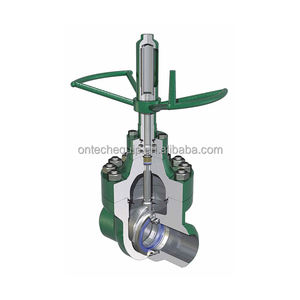 API 6A油田標準マニホールドDemcoDMスタイル突合せ溶接、フランジタイプ接続MUD GATE VALVE - Product Image 6