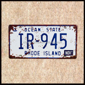 Plaque métallique gaufrée 3D personnalisée pour <span class=keywords><strong>moto</strong></span>, plaque de véhicule vierge pour la fête des pères. - Product Image 4