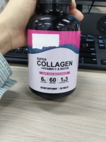 Tabletas de Suplemento de Colágeno Avanzado en Existencia, Promueven la Elasticidad de la Piel, Reducen las Arrugas, Apoyan la Densidad de Cartílagos y Huesos