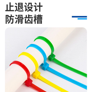 สายรัดเคเบิล Yag ขนาด 4x200 มม. ทำจากไนลอนสีเขียว สำหรับมัดของในสวนหรือดอกไม้ ได้รับการรับรองมาตรฐาน SGS CE ISO9001 - Product Image 4