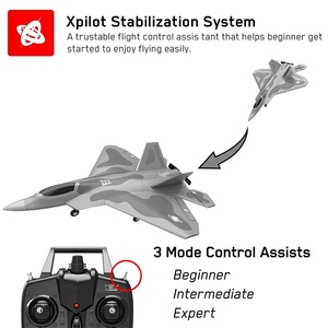 เครื่องบินบังคับวิทยุ Volantex <span class=keywords><strong>F22</strong></span> <span class=keywords><strong>Raptor</strong></span> 761-7 พร้อมระบบกันสั่นไจโรแบบ U-turn  4CH 2.4G ของเล่นเครื่องบินเจ็ทไฟท์เตอร์สำหรับนักสะสม - Product Image 6