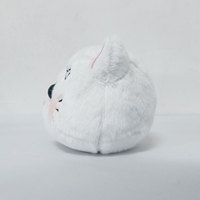 Peluche chat blanc personnalisée, jouet en peluche doux, poupée animale en peluche, service OEM ODM personnalisé pour cadeau d'anniversaire pour enfants, vente en gros