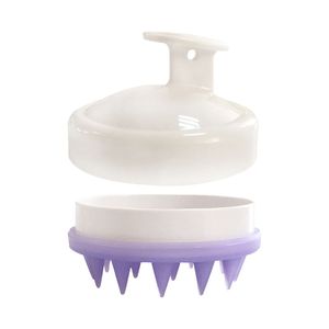 Cepillo de Masaje para Cuero Cabelludo Profesional, Iónico, de Silicona y Nailon, Impermeable, para Limpieza, Cepillo para Champú, Peine para Lavar el Cabello en la Ducha, para Cabello Seco - Product Image 5