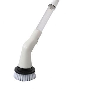Brosse de nettoyage électrique rechargeable par USB pour évier de cuisine, baignoire de salle de bain, nettoyeur rotatif pour la vaisselle - Product Image 1