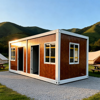 Maison préfabriquée à assemblage rapide, unité de logement moderne à installation rapide, bureau portable, dortoir pour le personnel de construction