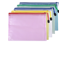 X515 Bolsa de documentos de PP con cierre de cremallera personalizada, precio de fábrica, funda de plástico para archivos, sobre, carpeta escolar A4 A5 A3 B4, caja de archivo con patrón