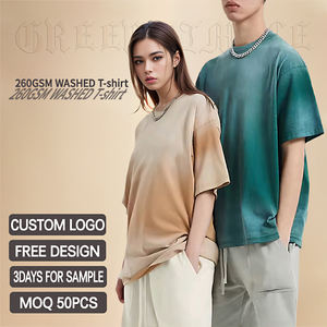 T-shirts vintage personnalisés pour hommes, avec impression OEM, effet vieilli, coupe oversize, design délavé à l'acide, t-shirts vintage oversize vierges - Product Image 2