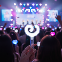 Aespa MINI FANLIGHT Porte-clés CD de musique pop VER.2 K-Pop Coréen Tous âges Papier & Plastique BW-213