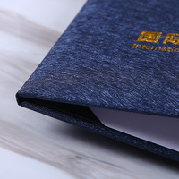 Porte-diplôme personnalisé en cuir PU A4, pour diplôme de collège, de lycée ou de université, avec pochette pour certificat