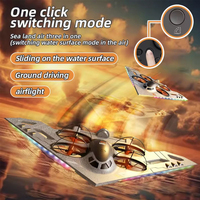 Avion en mousse télécommandé H20 RC terrestre, maritime et aérien avec évitement d'obstacles, fonction Suivez-moi, télécommande 2,4 GHz