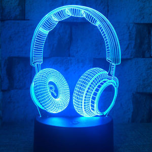 Joystick Game Over 3D Illusion lampe <span class=keywords><strong>de</strong></span> décoration <span class=keywords><strong>de</strong></span> bureau <span class=keywords><strong>de</strong></span> jeu veilleuse décorations <span class=keywords><strong>de</strong></span> chambre jouets cadeaux pour joueur - Product Image 1