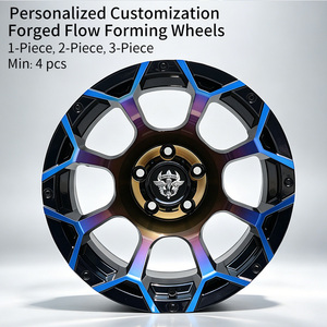 Cerchi Flowtone Nuovo Design 15 Pollici 5x114.3 Fuoristrada, Cerchi in Lega Fusa per Auto Passeggeri e Pneumatici - Product Image 2