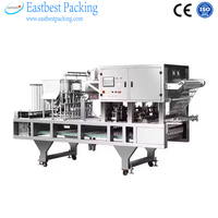 Machine industrielle automatique de remplissage et de scellage multi-têtes haute précision pour capsules de café, poudre de café moulu et emballage alimentaire