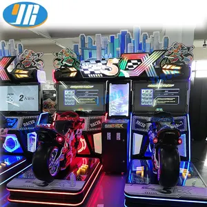 Vendita della macchina del gioco arcade del simulatore di moto gp di prezzo di fabbrica della cina, videogioco arcade della bici del motore