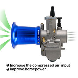 Système d'alimentation en carburant pour <span class=keywords><strong>moto</strong></span> ZSDTRP, carburateur de <span class=keywords><strong>moto</strong></span> 50 mm, filtre à air, coupe-vent, <span class=keywords><strong>cornet</strong></span> 45 mm 50 mm 55 mm - Product Image 5