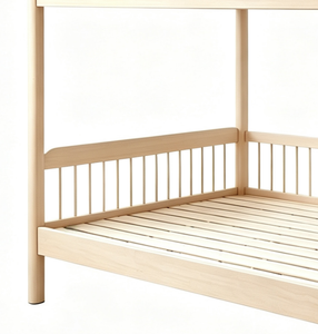 <span class=keywords><strong>Letto</strong></span> a due piani resistente con barriera di sicurezza anticaduta extra alta e scala esterna dritta - Product Image 3