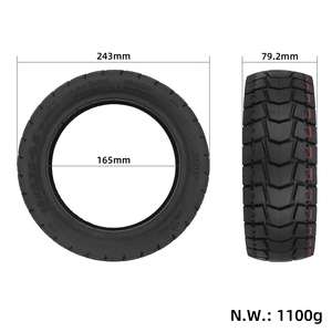 Pneu à vide Ulip 10*2.75-6.5 pour trottinette électrique auto-équilibrante, pneus tout-terrain larges et épaissis - Product Image 2