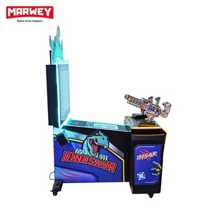 Trong nhà giải trí mô phỏng 2 người chơi bắn máy đồng tiền hoạt động tương tác Arcade Video <span class=keywords><strong>Game</strong></span> Súng Bắn súng máy - Product Image 4
