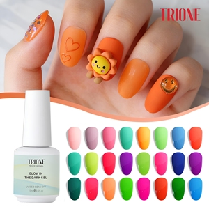 Esmalte de Uñas <span class=keywords><strong>en</strong></span> Gel que Brilla <span class=keywords><strong>en</strong></span> la Oscuridad, Esmaltes UV con Efecto Luminoso, Esmalte de Uñas <span class=keywords><strong>en</strong></span> Gel al por Mayor, Organizador a Granel, Suministros para Salón de Uñas - Product Image 1