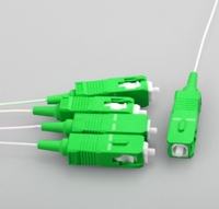 Haute Qualité Personnalisable 1x4 1M SC APC Fibre Optique Plc Splitter Tube En Acier Câble PLC Splitter