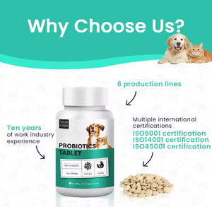 Comprimés de probiotiques et de vitamines personnalisés OEM/ODM <span class=keywords><strong>pour</strong></span> chiens et chats, compléments alimentaires <span class=keywords><strong>pour</strong></span> animaux de compagnie <span class=keywords><strong>pour</strong></span> renforcer l'immunité et lutter contre les <span class=keywords><strong>puces</strong></span> - Product Image 5