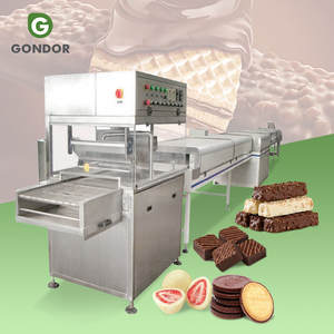 Máquina de Línea de Producción de 200 mm para Recubrimiento de Frutas Deshidratadas con Chocolate y Nueces de Anacardo - Product Image 1